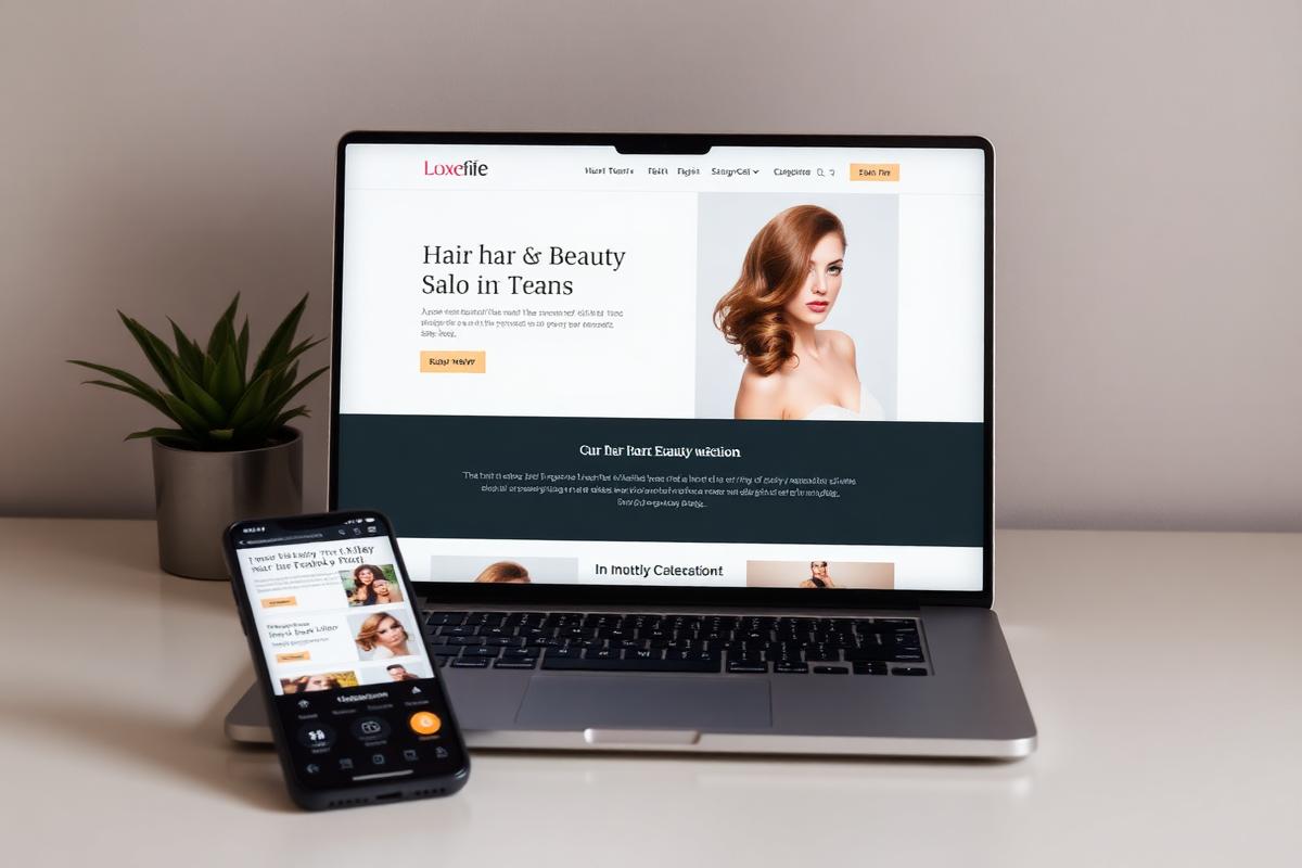 Website designed by Web Boutique for Thandi's Hair & Beauty Studio